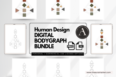 Digital Bodygraph Bundle for Human Design
