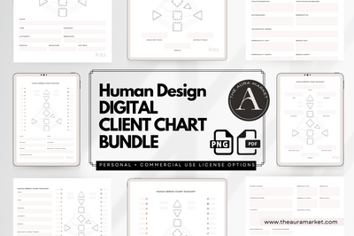 Digital Client Chart Bundle for Human Design