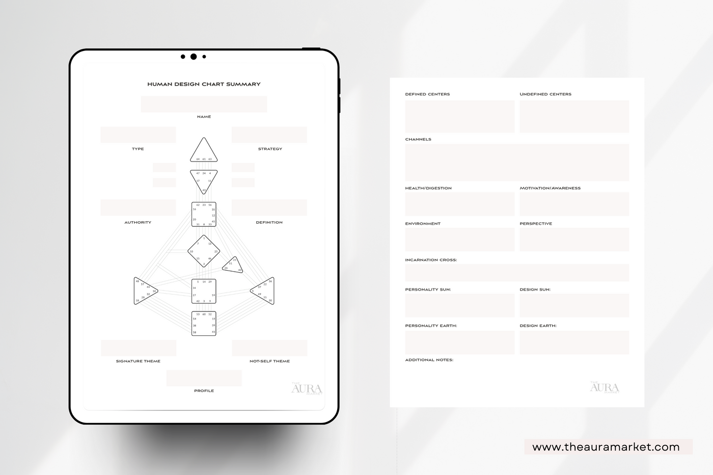 Digital Client Chart Bundle for Human Design