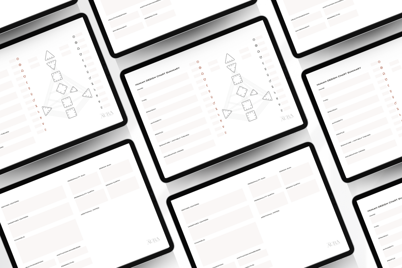 Digital Client Chart Bundle for Human Design