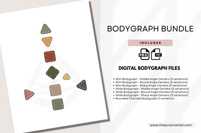 Digital Bodygraph Bundle for Human Design