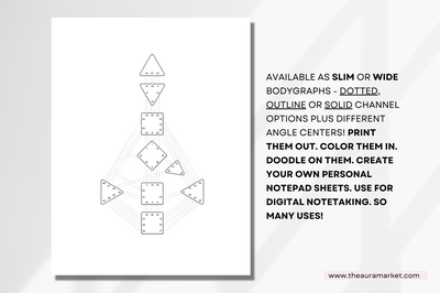 Digital Bodygraph Bundle for Human Design