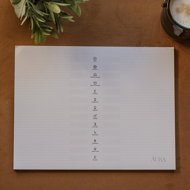 Human Design Bodygraph and Gate Study Notepad Bundle (US Letter Wide)