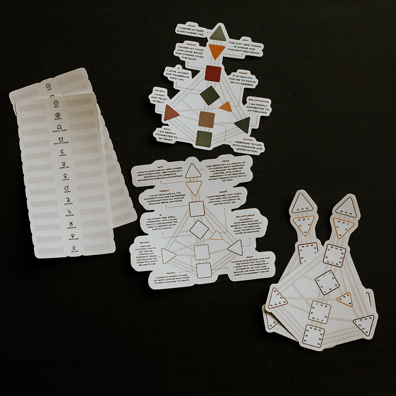 Human Design Bodygraph Matte Sticker Bundle
